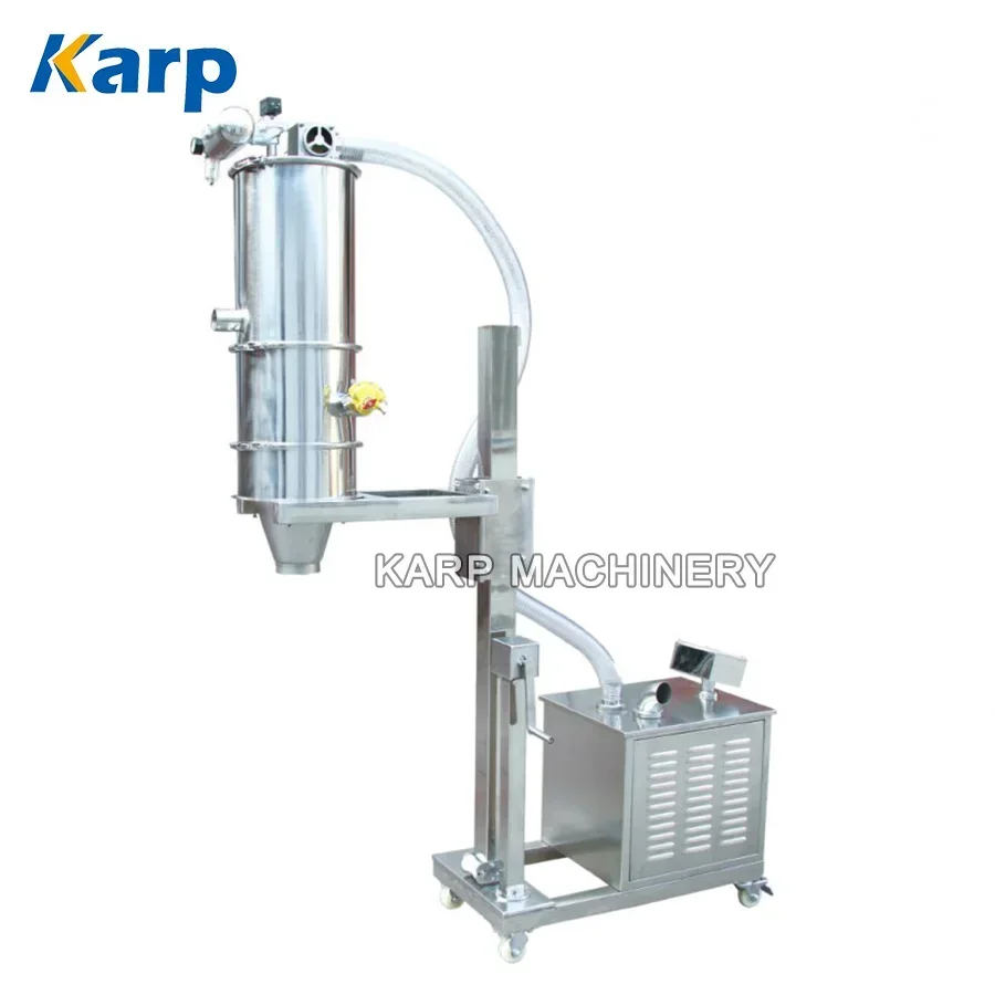 Using Compressed coffee bean vacuum loader vacuum conveyor for granule