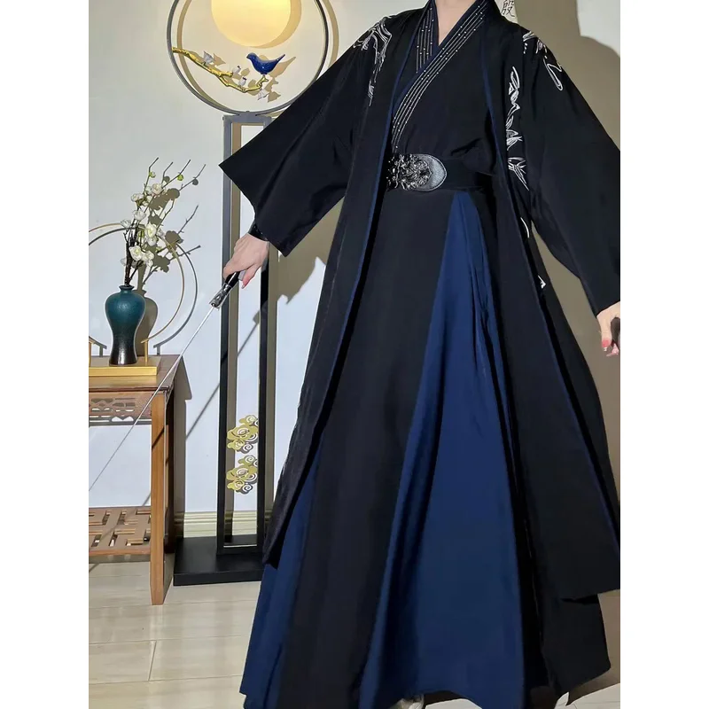 

Cos Mo Zhu Daily Embroidery Halloween Vintage Noble Cosplay Costume Men Customized Oversized Chinese Traditional Hanf