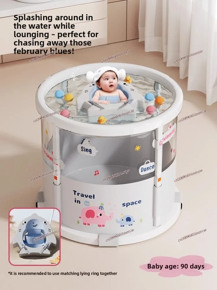 swimming-bucket-baby-home-bath-newborn-folding-can-sit-tub
