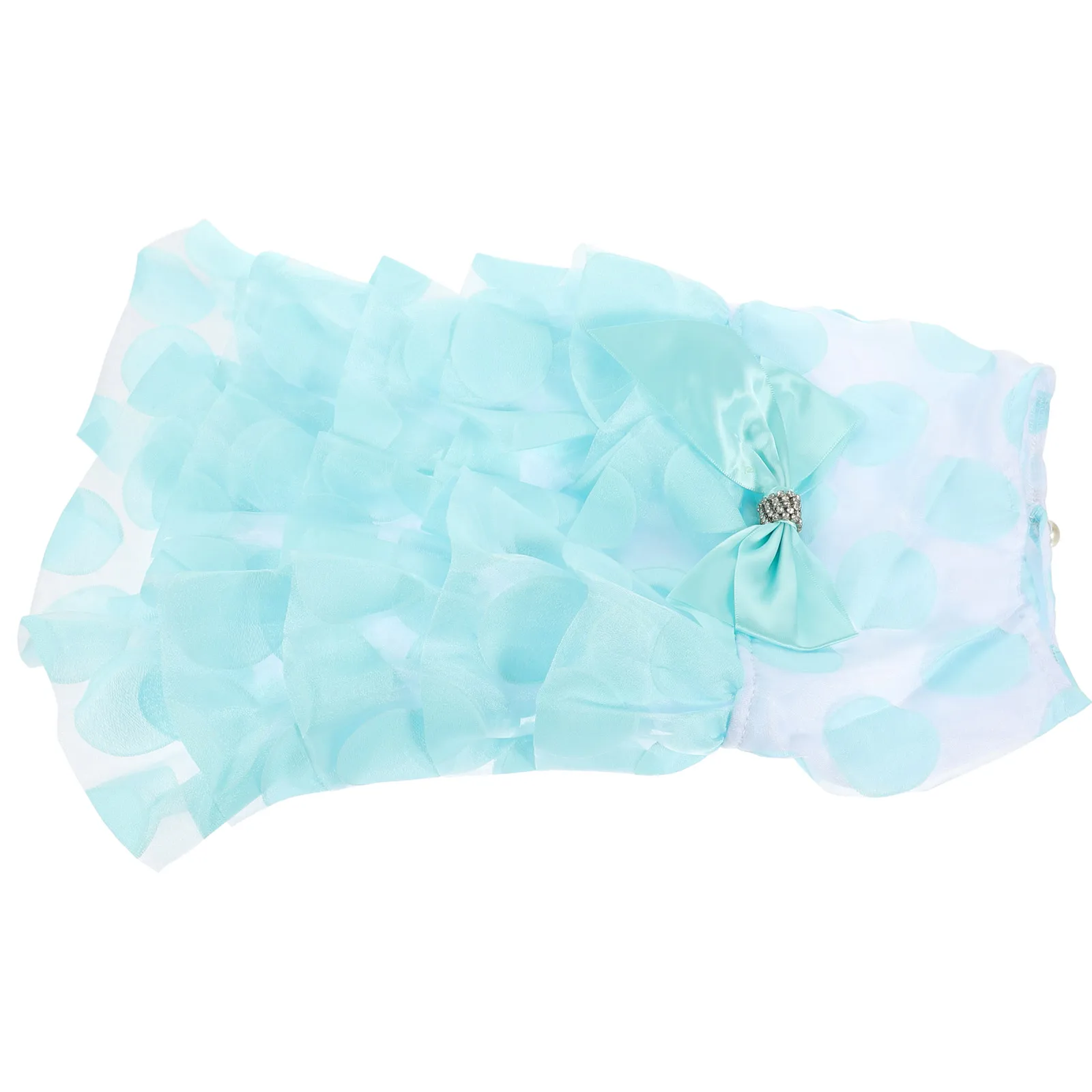 

Cute Pet Dog Bowknot Tutu Dress Acrylic Lace Fashionable Charming Jog Outdoors Photo Purple Small Dogs Puppy