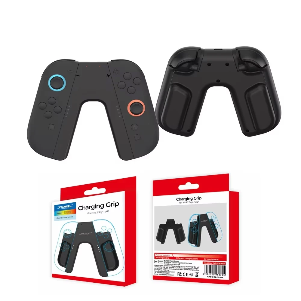 قبضة شاحن للتبديل 2 JoyCon تحكم قبضة مقبض قوس قاعدة محطة شحن محمولة للتبديل 2 ملحقات الألعاب #6