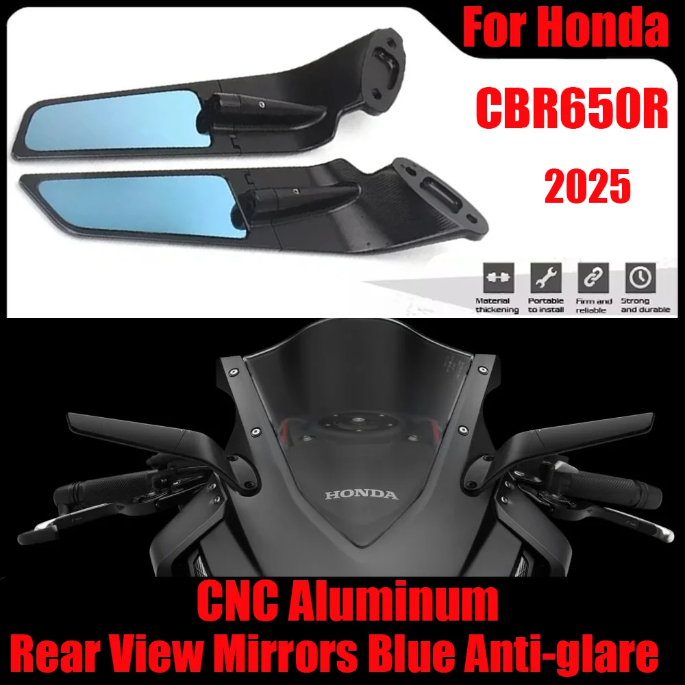 

2025 CBR650R Mirro For Honda CBR650R CBR 650 R 2025 Accessories CNC Motorcycle Rear View Side Mirror