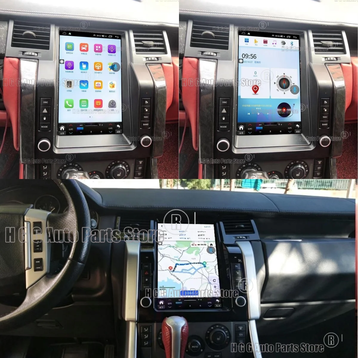 12.1-Inch Car Radio Multimedia Player For Land Range Rover Sport 2005-2009 Wireless Carplay Stereo Head Unit GPS Android 15 Auto