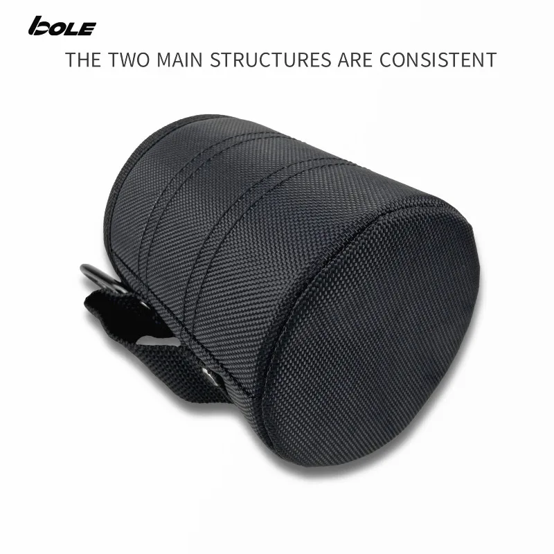 BOLE Tool Waist Bag, Iron Nails, Screw Barrel, Multifunctional Straight Tube, Minimalist Spare Parts Storage Bag