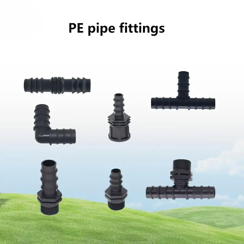 20Pcs Garden Watering Hose Repair Extension Drip Irrigation Connectors Kit Coupling Tee Elbow Plug For 16mm 20mm Tubing