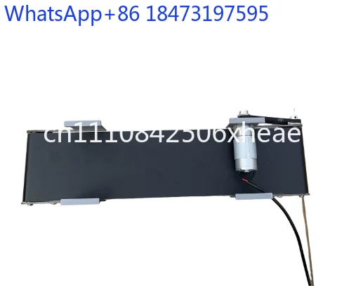 12x50cm Metal Desktop Conveyor Belt Small Assembly Line Electric Conveyor Belt Student Friction Experiment Teaching AC100-240V