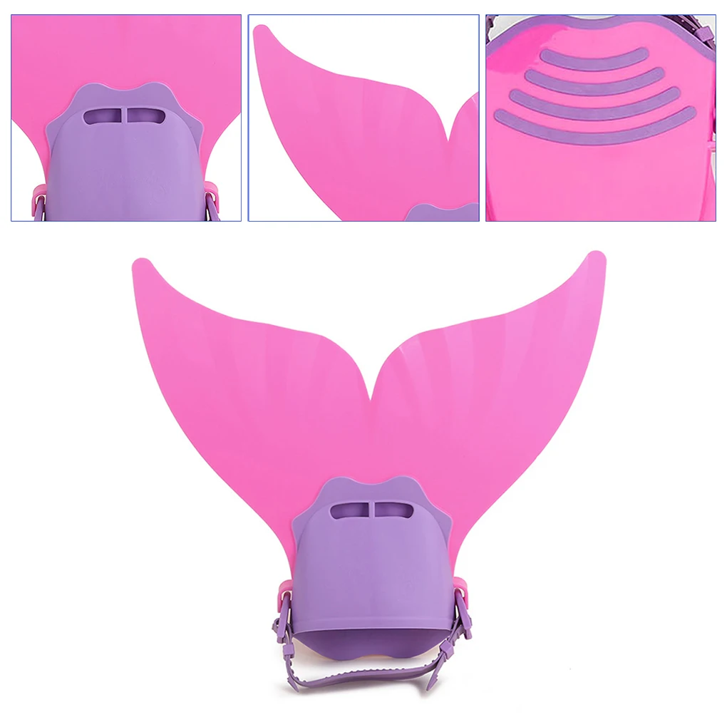 Safe And Convenient Swimming Costume Mermaid Tail Mono Fin Flippers Easy To Wear Unique