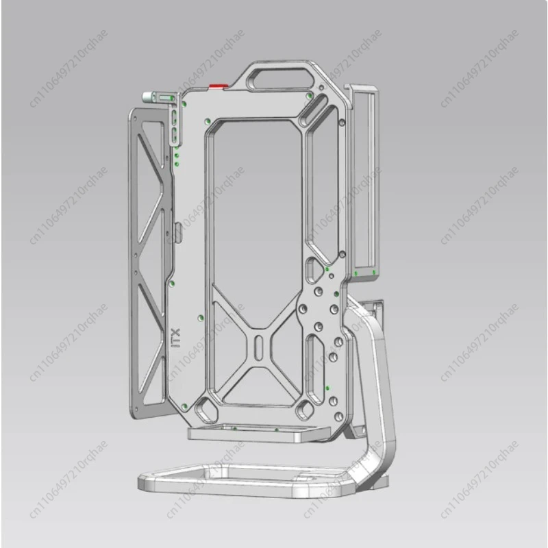 

Open Frame ITX SFX Portable Vertical Mount Gaming PC Case Aluminum Mini Chassis Premium Desktop Case