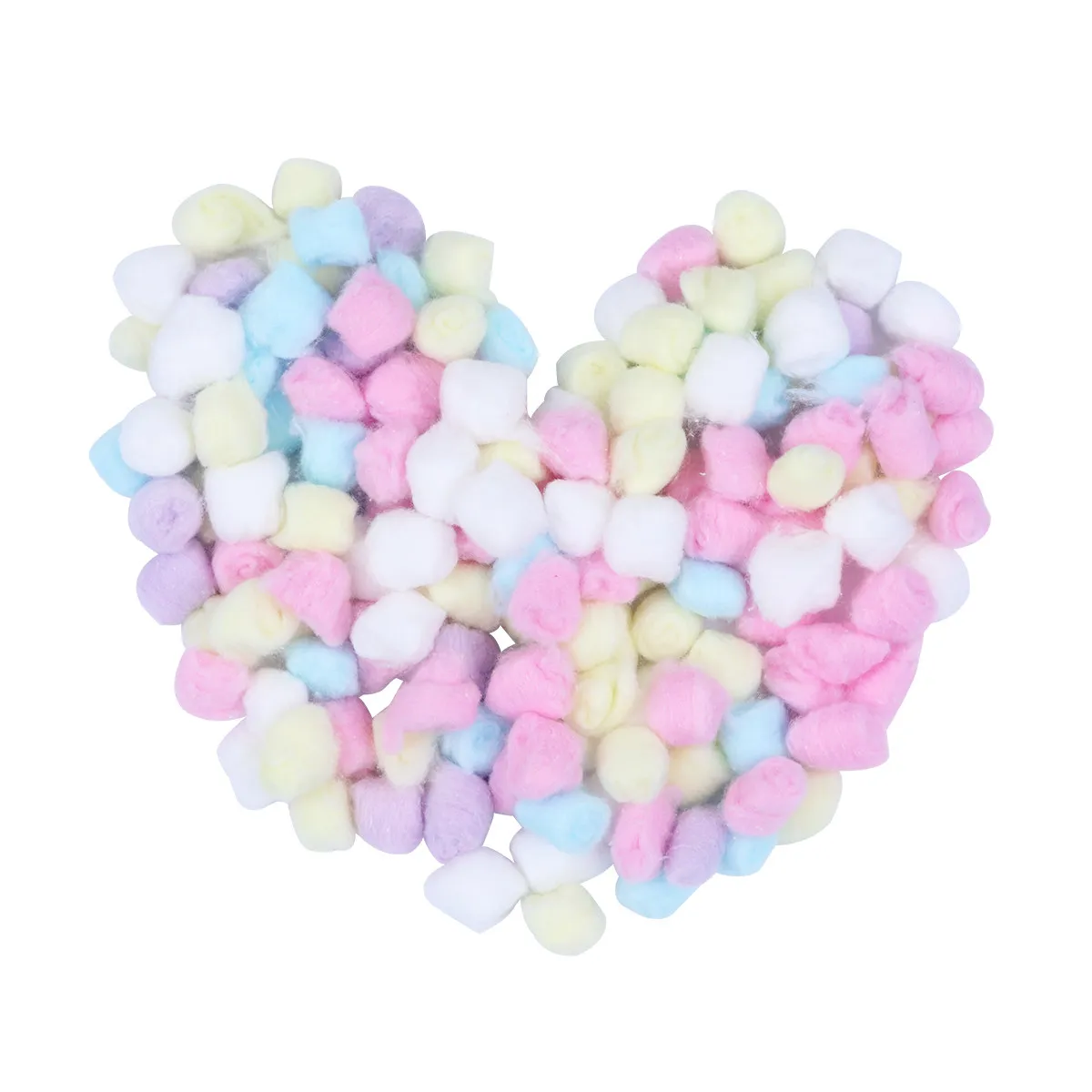 1 Bag Face Cotton Balls Pure Cotton Soft Absorbent Makeup Use Makeup Removal Skin Friendly for Salon Home Storage