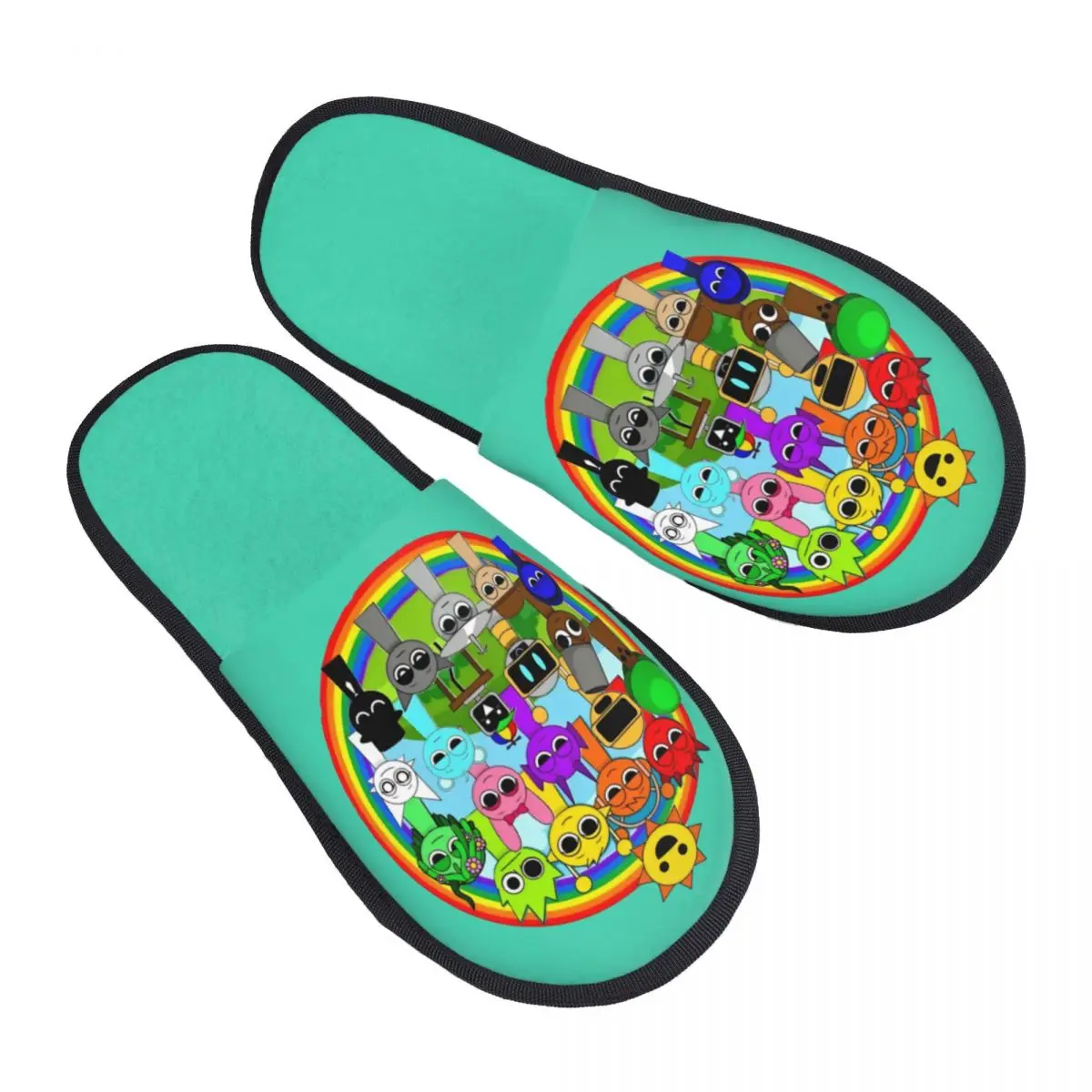 

Custom Sprun-Ki Game Comfort Scuff With Memory Foam Slippers Women Spa House Shoes