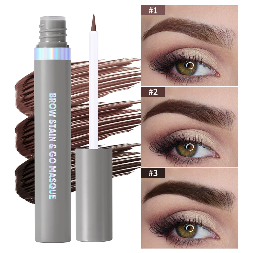 Brow Stain & Go Masque Long Lasting Eye Brow Tint Transfer Proof and Smudge Proof Eyebrow Tint Stain Waterproof  Makeup Cosmetic