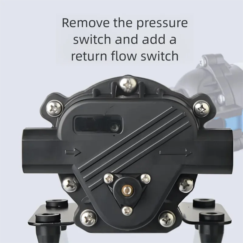 SOVOFLO SDP-200 Electric Diaphragm Pump DC/AC High Pressure Water Pump 200PSI 5LPM for Electric Sprayer Water Boosting System