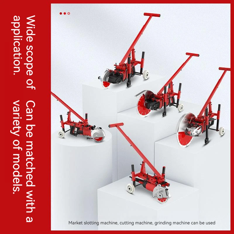 Hand-push Type Floor Slotting Rack Sub-concrete Road Cutting Machine Bracket Hydropower Installation Concrete Slotting