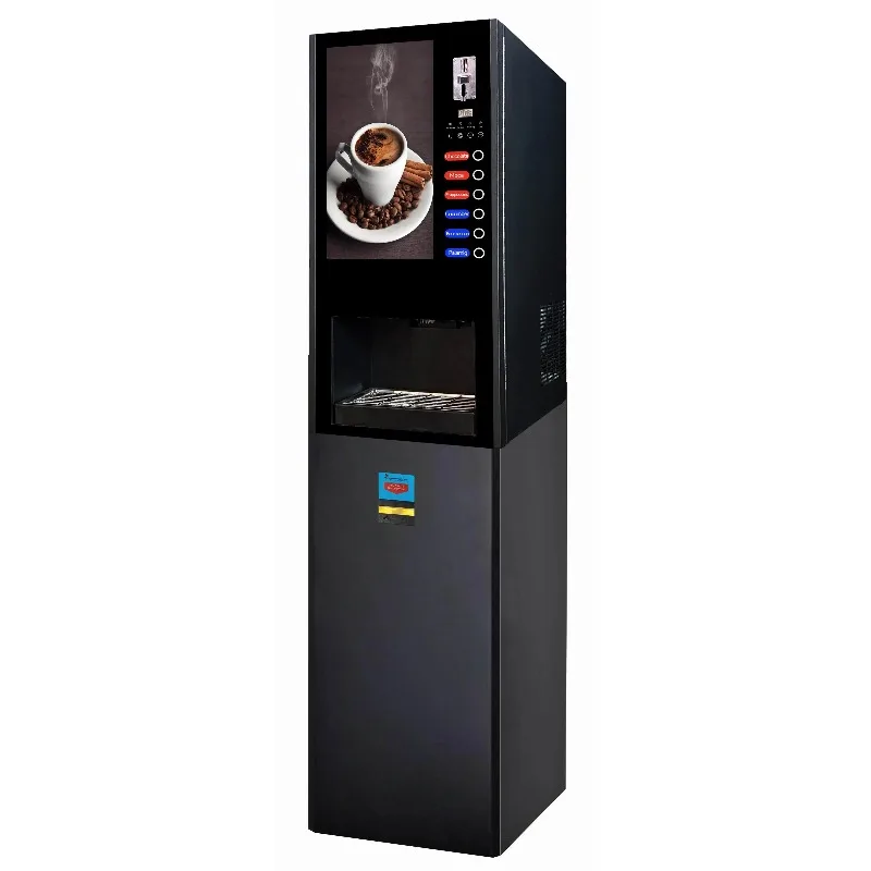 【Bestseller】 V-30SCT münzbetriebener Instantkaffee-Verkaufsautomat Heiß-Kalt-Kaffeemaschine für den gewerblichen Gebrauch Vollautomatisch Ve
