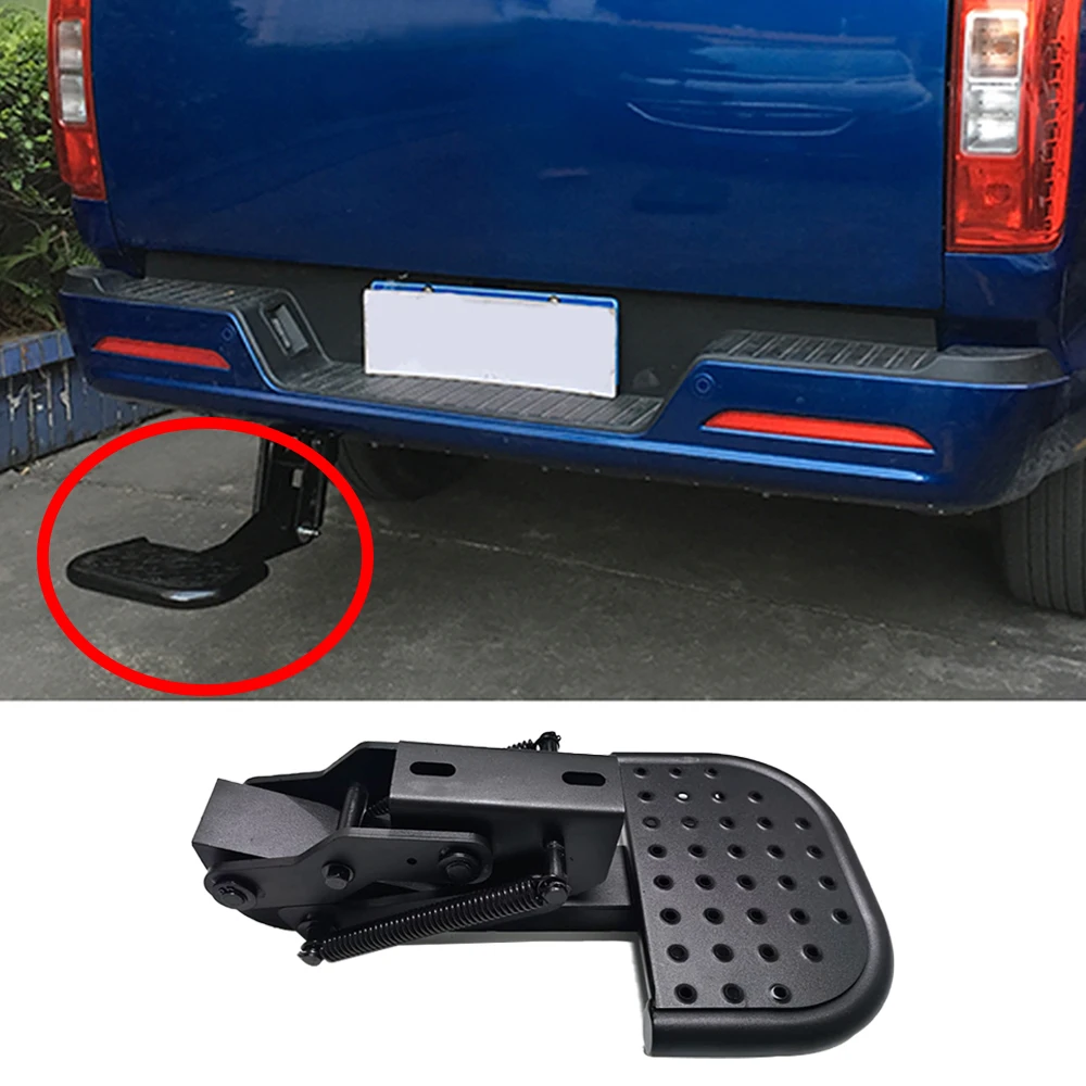 Rear Door Pedal Tailgate Pedal For DMAX D-MAX 2015-2020 Auxiliary Pedal Tailgate Ladder Rear Door Climb Ladder Accessories