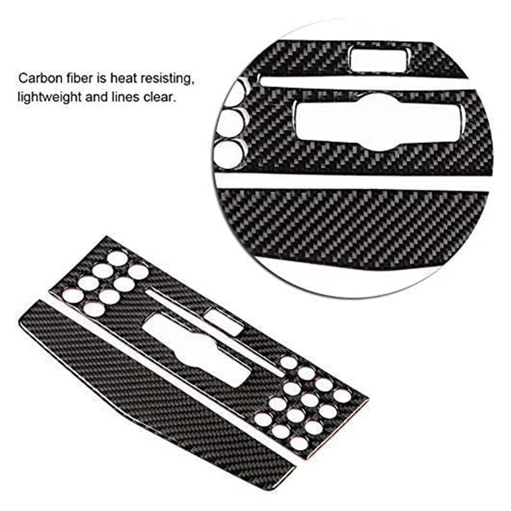 Center Console Navegação Ar Condicionado Tampa Do Painel, Guarnição De Controle De CD para Mercedes-Benz W204 2007-2010