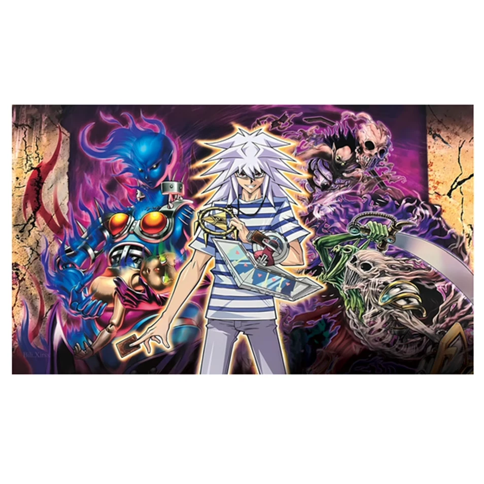 Yugioh Yami Bakura‌ Play Mat Yu-Gi-Oh! TCG OCG Trading Card Games Mat Duel Plate Rubber Card Mat Mouse Pad 3MM
