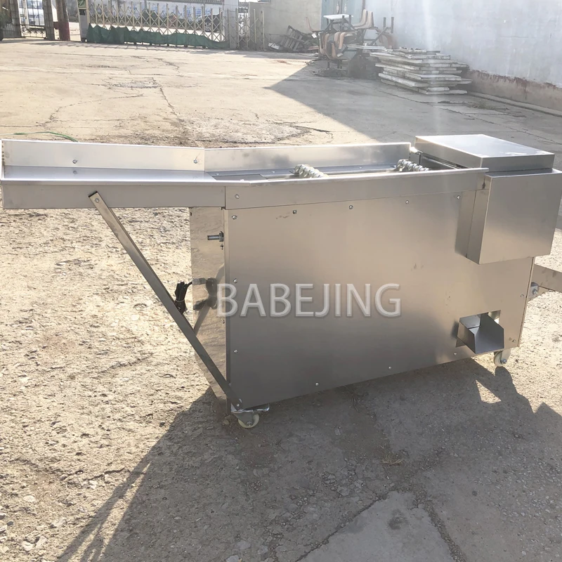 BABEJING Rebanador de chile completamente automático, rebanador de chile rojo de alto rendimiento, removedor de semillas de chile multifuncional