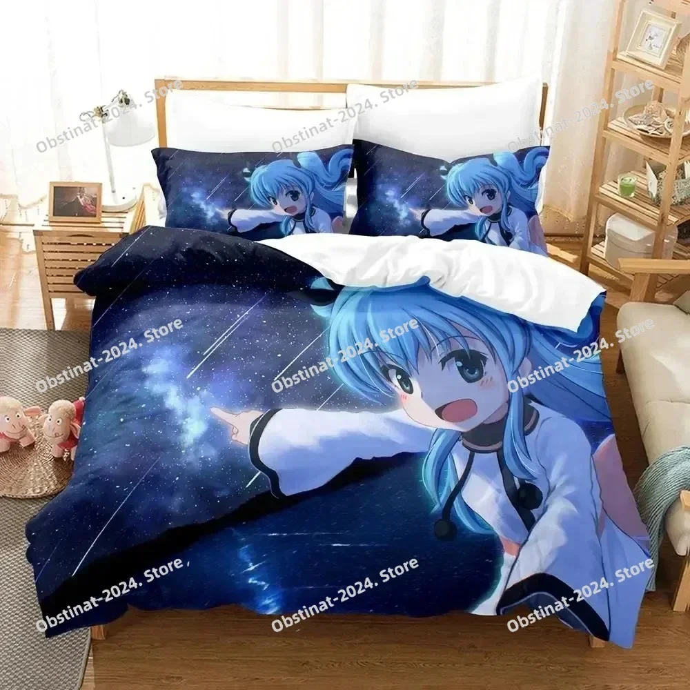 Anime Sora No Method Celestial Method Bedding Set Duvet Cover Full Queen King Size Pillowcase Printed Bed Set Aldult Kid Bedroom