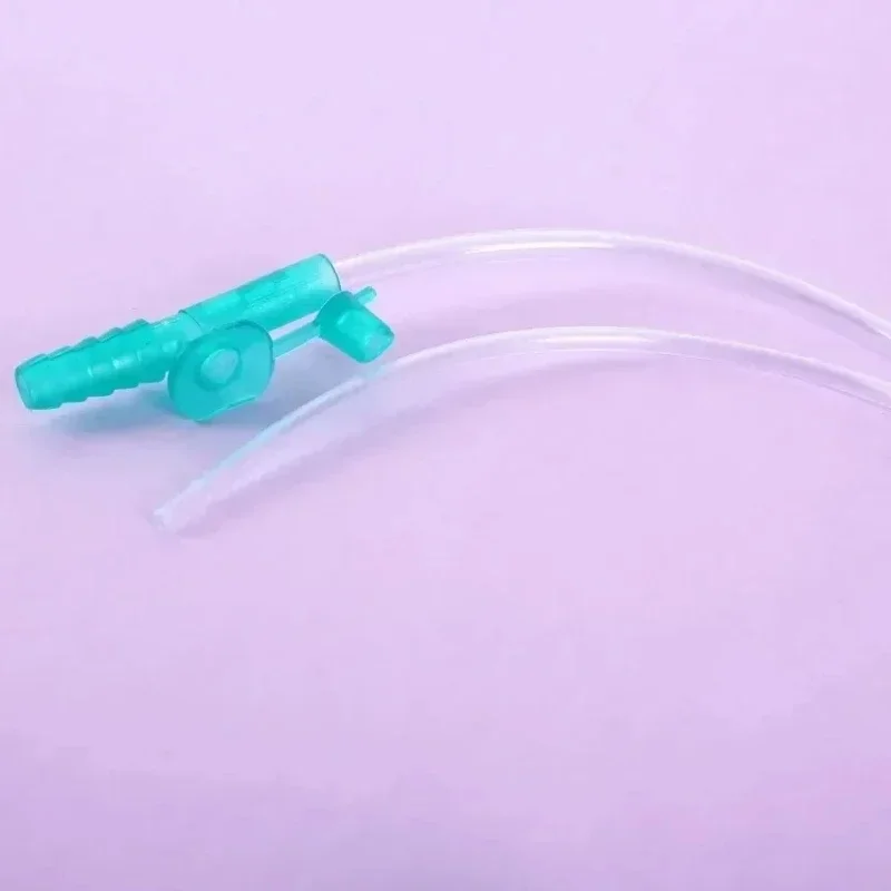 

Portable Sterile Oral Suction Catheter, Disposable Sputum Removal Tube for Home Aspirator, Universal Size Adult Child Accessory