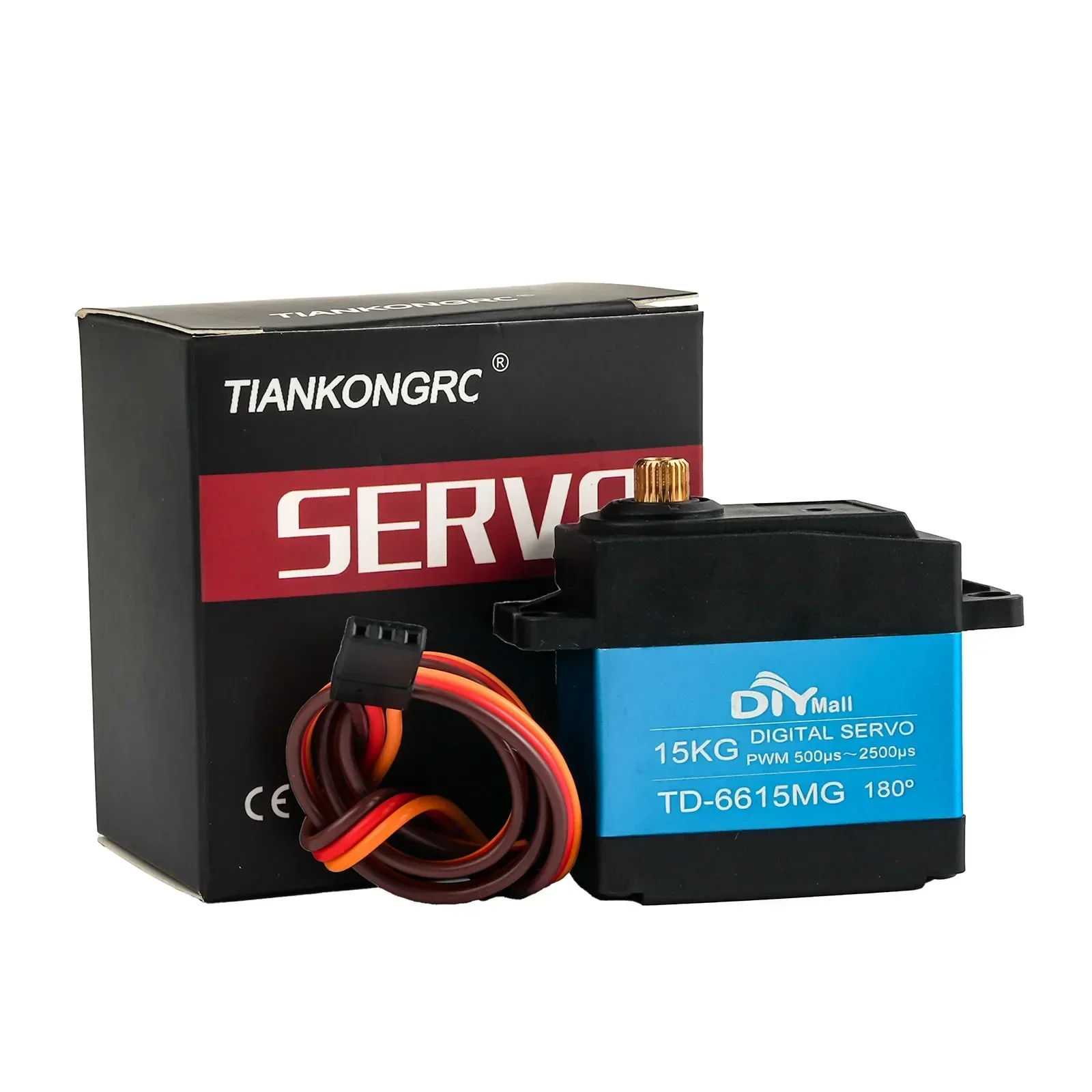 15/20/25/30/35KG metal digital servo 4.8-8.4V TD-6615MG carbon brush motor 180 degree angle controllable