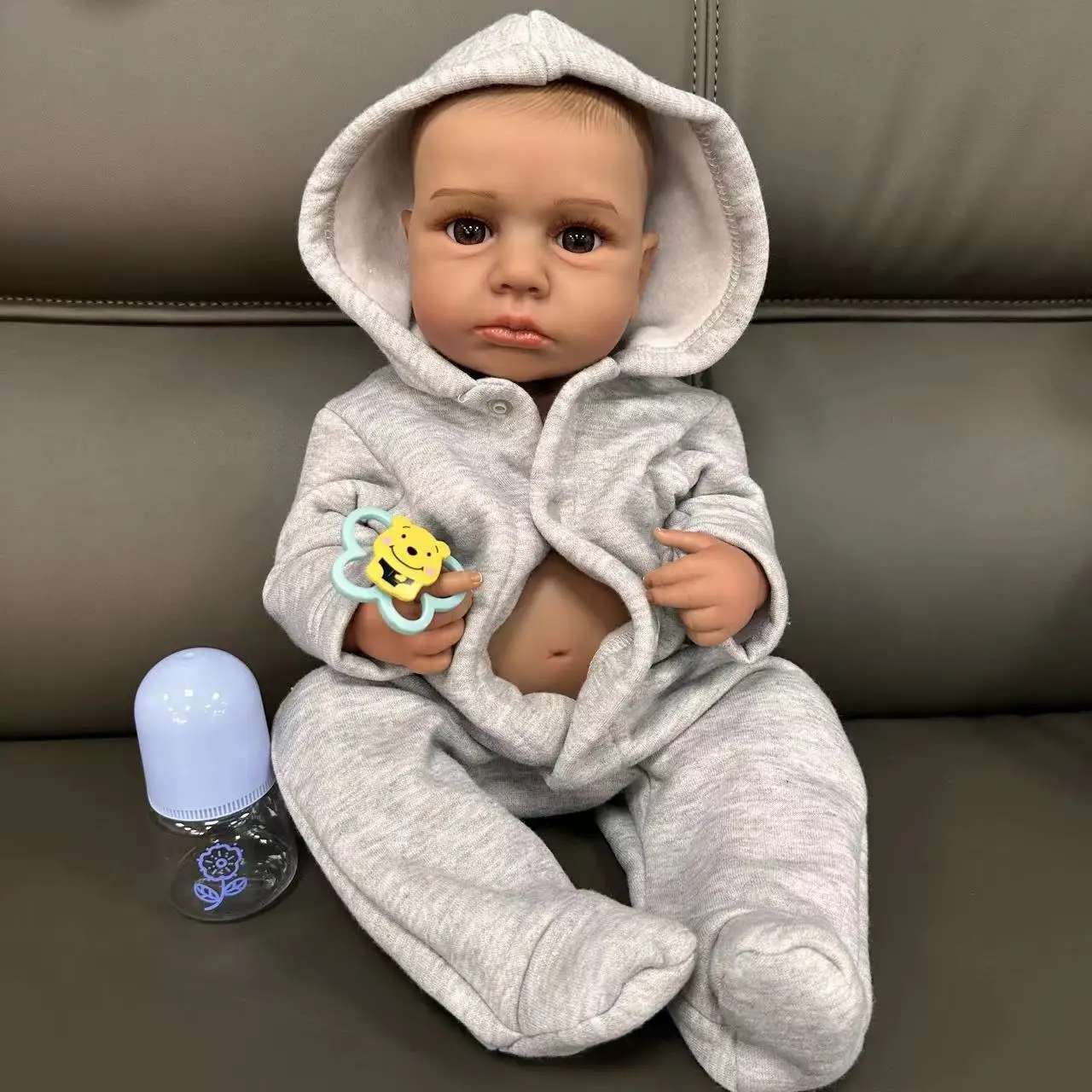 

Cokela 20inch/50cm rebirth reborn realistic huggable soft body doll high simulation baby doll with clothes