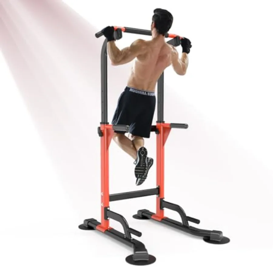Power Tower Pull Up Dip Bar for Home Gym Multi-Functional Adjustable Strength Training Fitness Workout Station Chin-Ups
