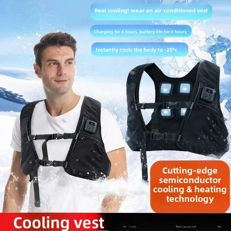 Charging Semiconductor Heating Cooling Vest Outdoor Portable Smart Heated Warm Vest