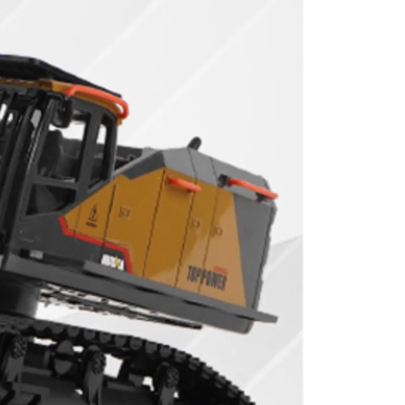 

Радиоуправляемый экскаватор HUINA 1/14 1592 RTR, модель на пульте управления 2.4G со светом и звуком, игрушка для мальчиков, подарок, TH18065-SMT4