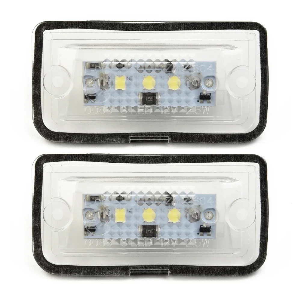 Car LED License Plate Lights For Mercedes CLK W209 A209 C209 Car Headlight Decoration Car Light Low Consumption