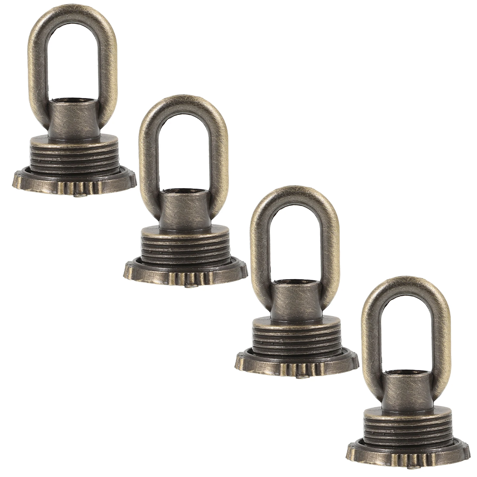 

4pcs Zinc Alloy Hook Ring Accessories for Ceiling Lights Size Vintage Lamp Parts Hanging Fixture Hardware