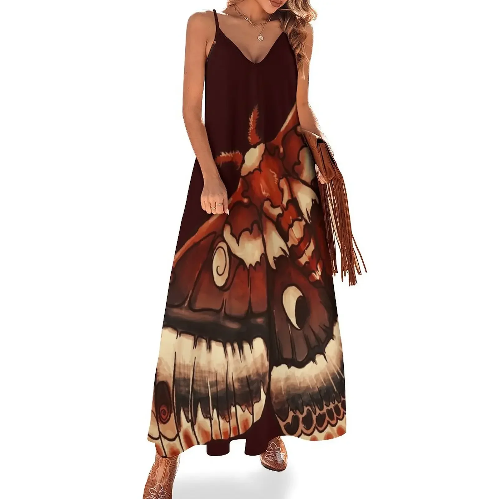 

Cecropia Moth Sleeveless Dress dresses summer Women's clothing Dress