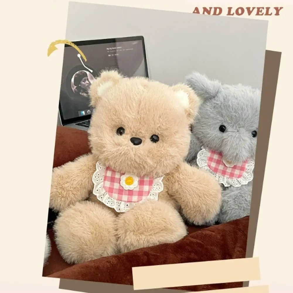Kawaii Running Bear Cartoon Rabbit Running Animal with Bib 40cm Accompany