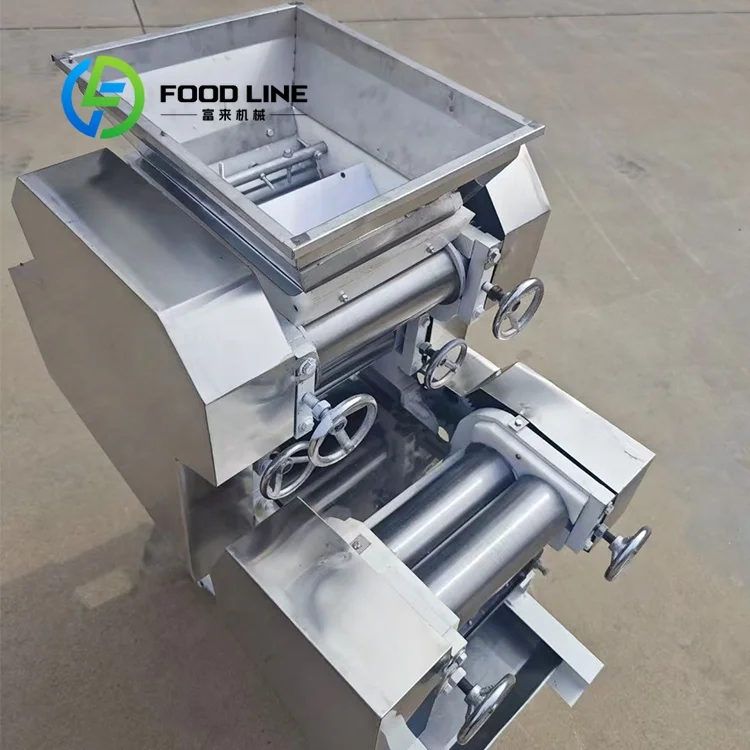 مصنع استخدام عملية الغذاء مجعد رقيقة مستديرة المعكرونة ماكينة ضغط العجين آلة صنع المعكرونة الأوتوماتيكية #2