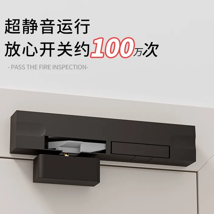 Luxury Silent Hydraulic Door Closer Light Invisible Door Reinforced Damper Buffer - Household Door Accessories for Smooth Operat