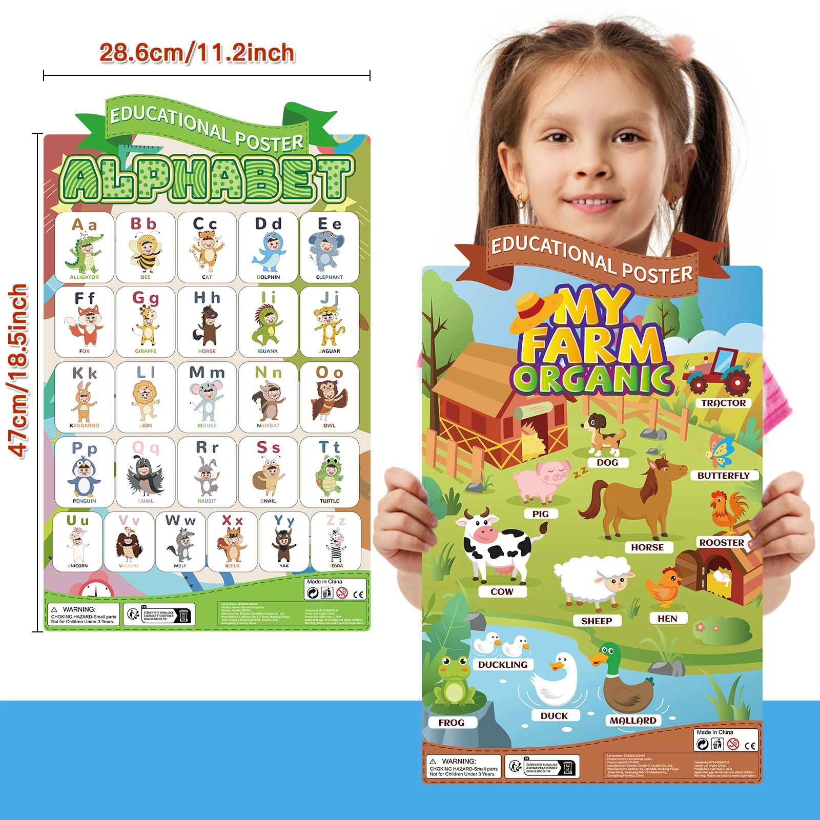 

Educational posters, children's English wall charts, early education, intelligence enlightenment wall charts, cognitive books