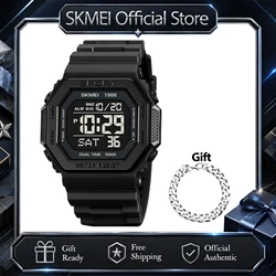 SKMEI Fashion Digital Sports Watch For Men Women 5Bar Waterproof Countdown Chrono Military Wristwatch and Bracelet Reloj Hombre