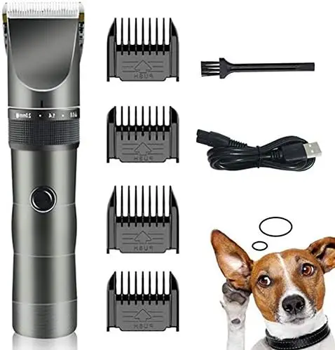 

Dog Shaver Clippers High Power Dog Clipper for Thick Heavy Coats, Rechargeable Low Noise Pet Trimmer,Pet Electric