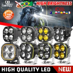 CO LIGHT Strobe LED Light Bar 2 Inch Flood Spot Combo Work Light Pods Motocycle Driving Lamp Truck off-road use SUV ATV12V 24V