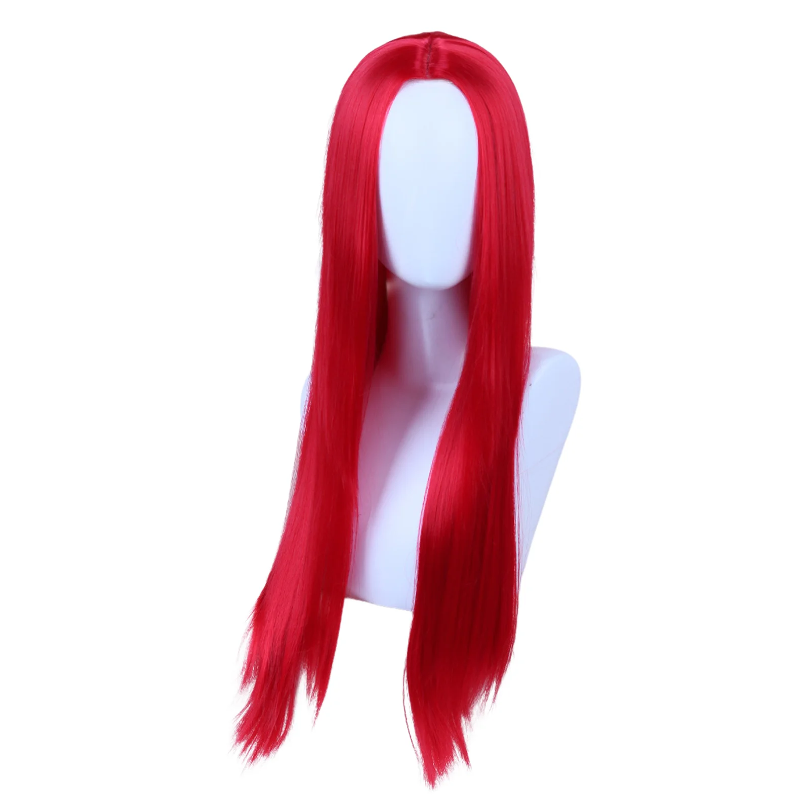 باروكة تأثيري سالي لحفلة عيد القديسين والكرنفال ، شعر أحمر طويل ، لعب الأدوار ، عيد الميلاد