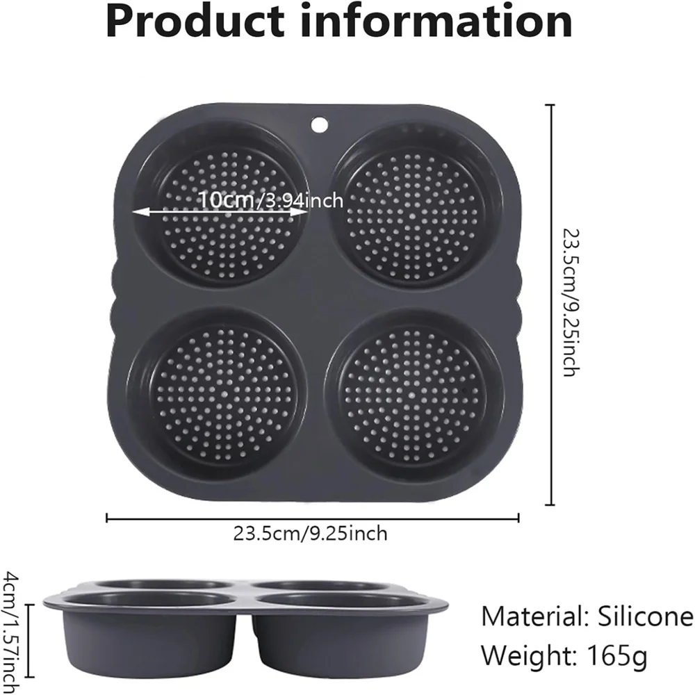Silicone Bread Mold, for Making Mini Cakes and Bread, Especially Suitable for Baking, Ideal Baking Mold, Round Design, Baking Tr
