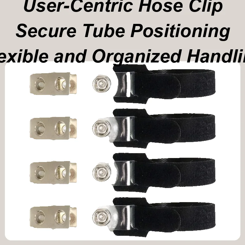 

Зажим для держателя шланга, 4 шт., фиксирующий ремень для труб, зажим, разъем, кронштейн для управления, адаптер для безопасности трубок, для женщин и мужчин, для сна