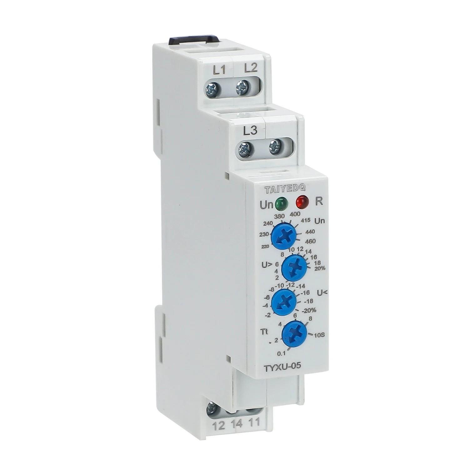 AC220V-460V TYXU-05 Voltage Protection Relay With Phase Sequence Phase Failure Asymmetry Delay Time Function