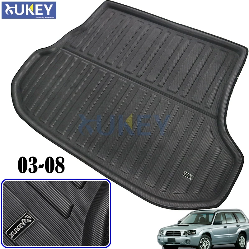 

Cargo Mat For Subaru Forester 2003 - 2008 Rear Cargo Tray Trunk Liner Boot Floor Mat Carpet Protector 2004 2005 2006 2007