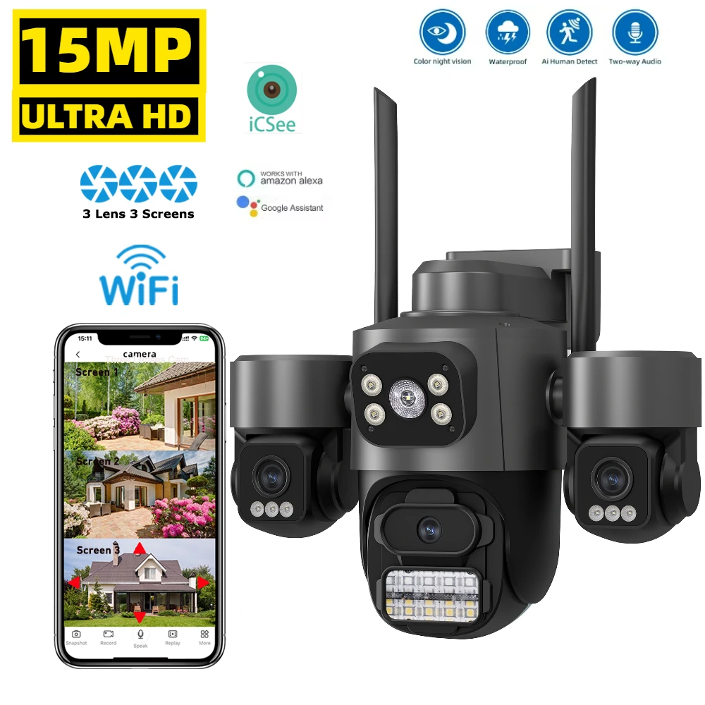 yZ[z15MP HD 3WIFI IPJ O 4K fAYJ AIlm h CCTV rfIZLeBJ iCsee