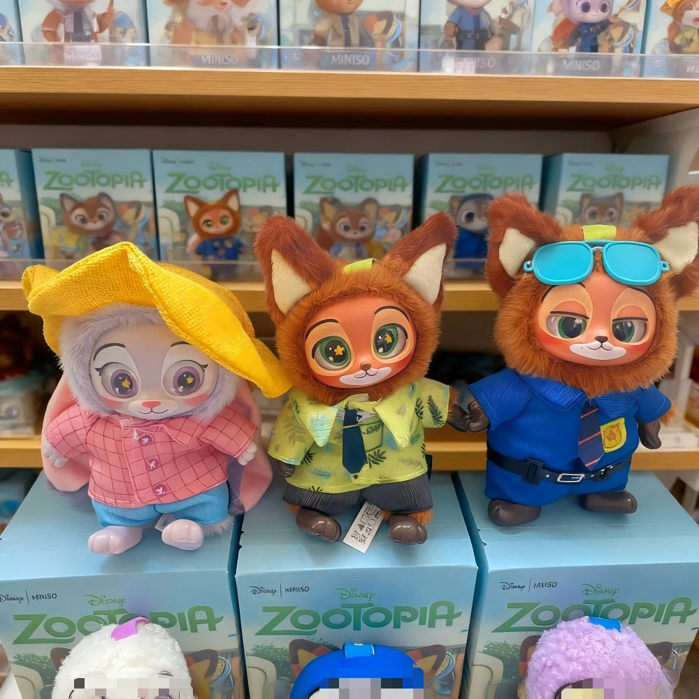 

Zootopia слепая коробка милый Ник Джуди фигурку Zootopia плюшевая виниловая кукла Mystery Box аниме фигурки мультяшная коллекция модель игрушки