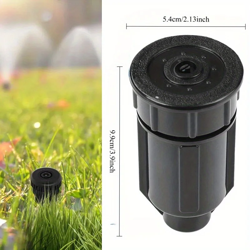 2 قطعة مفتاح حديقة مخفي جودة عالية من البلاستيك واقعية تحت الأرض مسقاة خزانة بمفتاح لأمن الفناء في الهواء الطلق