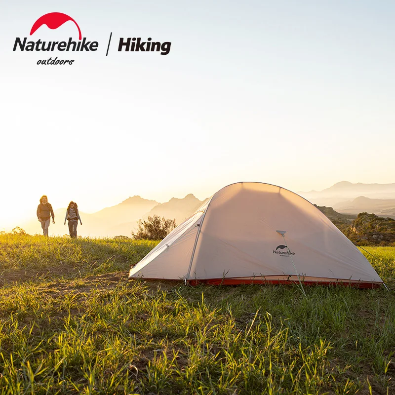 Naturehike-tienda de campaña Cloud Up para 1, 2 y 3 personas, ultraligera, de nailon 20D, impermeable, para senderismo y playa al aire libre