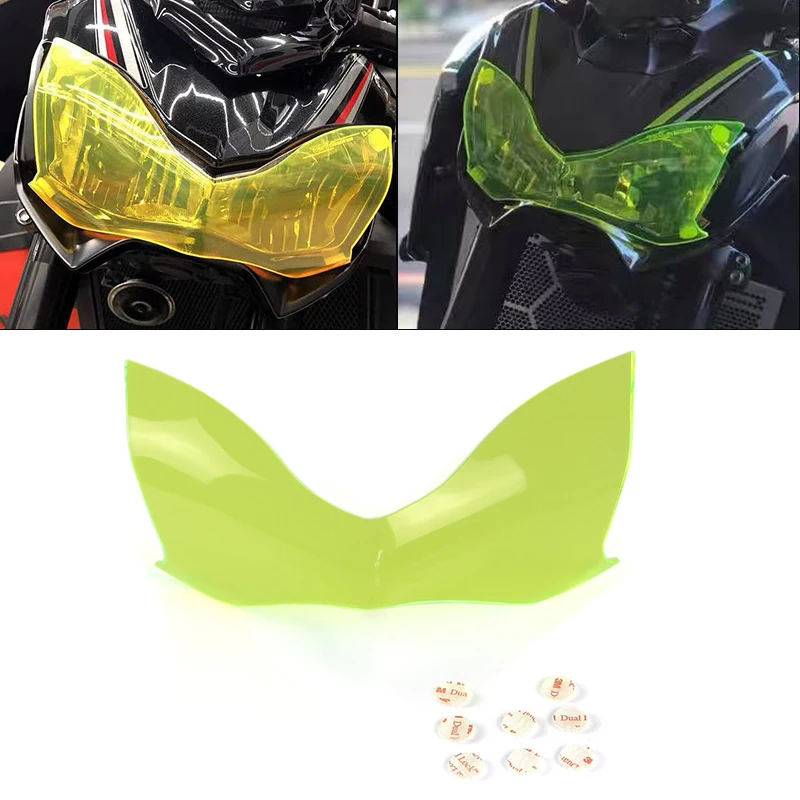 

Motorcycle Headlight Screen Protective Cover For Kawasaki Z900 Z 900 2017 2018 2019 Headlight Lens Shield Guard Accessories