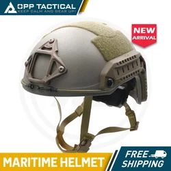 Tactical Maritime Super High Cut Helmet Outdoor Airsoft Skirmishes Protective Helmet DE Color Limited Edition